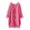 Hot Pink, variant on Womens Open Front Cardigan Women's Solid Blouse V Neck Long Sleeve Large Sizes Tunic V Neck Shirt,Blue