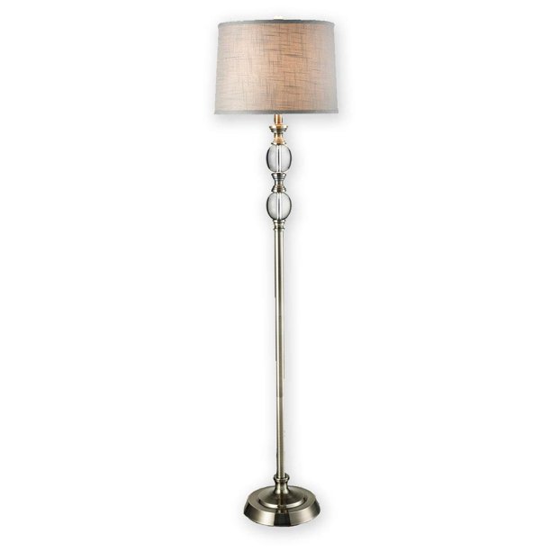 Bridgeport Designs Crystal Ball 62 Chrome Finish Floor Lamp With Led Bulb New Com Floor Lamp With Led Bulb, Bridgeport Torchiere Floor Lamp