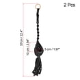 thumbnail image 2 of Uxcell 22.4" Macrame Hanging Planter Indoor Air Plant Decor Holder, Black 2 Pack, 2 of 5