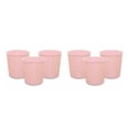 thumbnail image 3 of Advancent 3 piezas papelera de basura estilo moderno bote de basura basura de plástico baño pequeña cesta cocina salón escritorio rosa / l Rosa/L 2piezas, 3 of 6