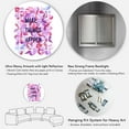 thumbnail image 5 of Designart - Make Things Happen - Traditional Metal Circle Wall Art, 5 of 5