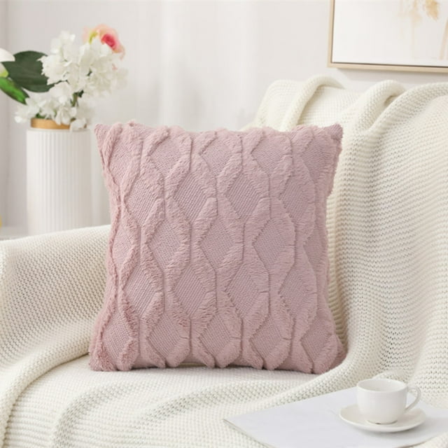 Meitianfacai PillowCase Sofa Waist Throw Cushion Cover Home Decor, Pink