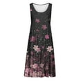 thumbnail image 6 of Jjayotai No Boundaries Summer Dresses for Women 2025 Vacation, Womens Dresses, Floral Tshirt Dress,Casual Sleeveless Beach Flowy Tank Sundresses with Pockets Pink~ S, 6 of 6