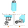 thumbnail image 4 of Dispensador de alcohol solvente Uxcell 250ml (8.5oz) tipo de presión, bomba dispensadora de líquido con tapa de acero inoxidable, azul, 4 of 6