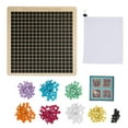 thumbnail image 1 of Pattern Blocks Board Set Pattern Blocks Game Set Wooden Puzzle Pattern Blocks Matching Game Bloacks Set Puzzle Toy Child Wooden Pattern Blocks Set Board Geometric Matching Game, 1 of 8
