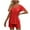 Red, variant on Iyufng Womens Pajamas Loungewear Pajamas,Fashion Solid Color Short Sleeved Shirt Pants Casual Home Wear Pajama Set,Sleepwear Sets for Women Shorts,S-XXL