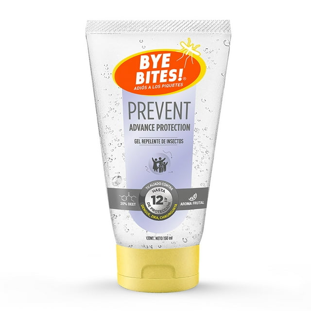 Bye Bites Gel Repelente De Insectos y Mosquitos Prevent 150 ml