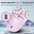 thumbnail image 3 of 2024 Hair Oil Applicator, Scalp Massager, Electric Hair Oil Massage Brush, Promote Hair Growth, Hair Oil Applicator Purple, 3 of 4
