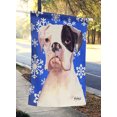 thumbnail image 2 of Carolines Treasures RDR3003CHF Tonnelier Hiver Flocons de Neige Boxer Drapeau Toile Maison Taille, 2 of 4