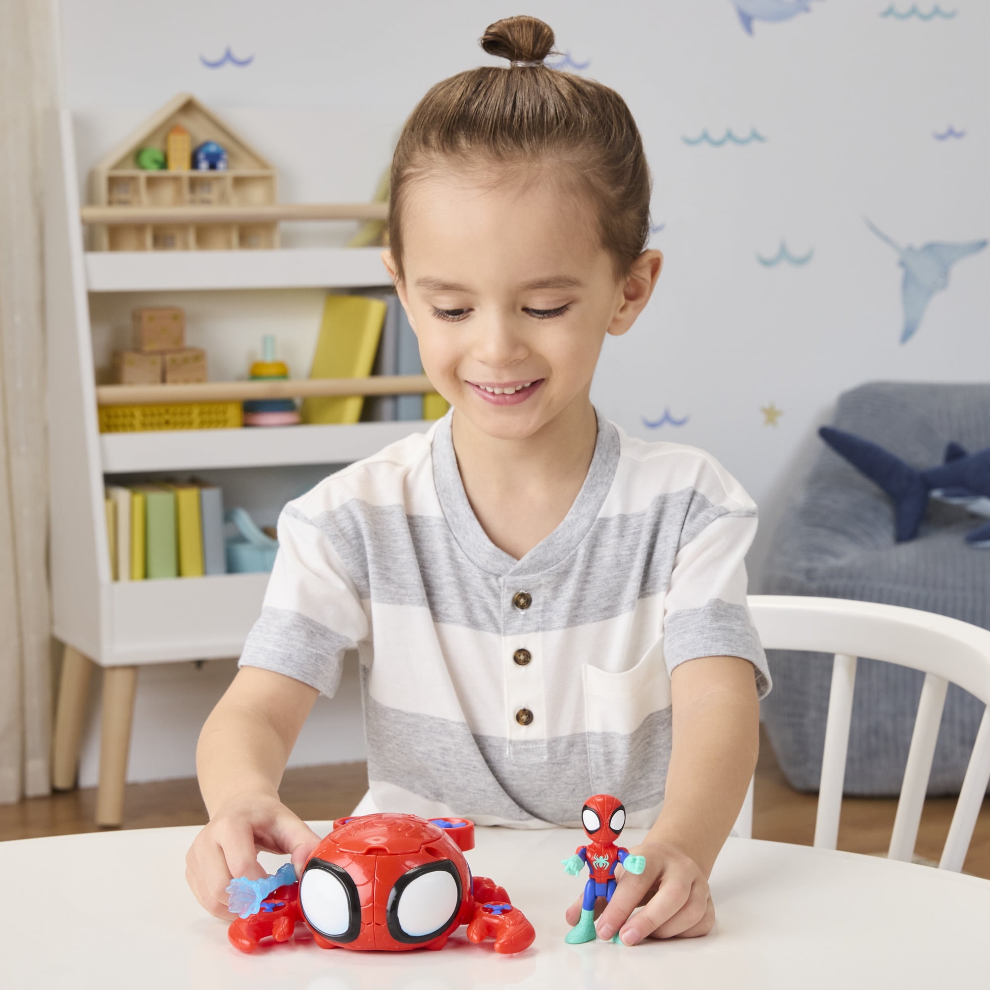 Marvel Spidey et ses Amis Extraordinaires Water-Webs Araignée de mer, sous-marin jouet