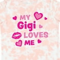 thumbnail image 4 of Inktastic Valentine's Day My Gigi Loves Me Hearts and Lips Boys or Girls Toddler T-Shirt, 4 of 5