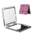 thumbnail image 1 of Qekee Monster High Print Compact Makeup Mirror Folding Mini Pocket Mirror Portable Hand Mirror Double-Sided 2 x 1x Magnification for Woman Girls-Square, 1 of 8
