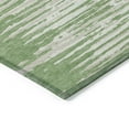 thumbnail image 4 of Addison Rugs Chantille Indoor/Outdoor Transitional Stripes Green Washable Rectangle Rug, 5' x 7'6", 4 of 6