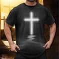 thumbnail image 2 of toraway T-Shirts Graphique Teens Homme Printemps et Automne Pâques Imprimé Manches Courtes Col Rond T-Shirt Floral Mode Tendance Basique TG, 2 of 4