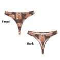 thumbnail image 3 of Balery Beautiful Fox Tangas de Algodón para Mujer con Estampado – Ropa Interior Sexy, Transpirable, G-string-Small, 3 of 6