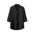 thumbnail image 4 of TBWNWG Men's Solid Color Tang Suit Two Piece Set Casual Formal Attire Large Size,Sizes 3XL, 4 of 6