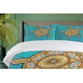 thumbnail image 4 of Ambesonne Turtle Duvet Cover Sets, Doodle Water, 2-Queen, Turquoise, 4 of 6