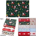 thumbnail image 4 of 10pcs Christmas Series Cottons Fabric Printed Cloth Sewing Quilting Fabrics Patchwork Needlework DIY Handmade Craft Sewing Decor, 4 of 6