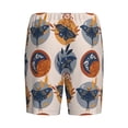 thumbnail image 4 of Picia Vintage Botanical Butterfly Art Pajama Shorts for Men, Men's Pajama Bottoms, Sleepwear,Short Pajama Pants-XX-Large, 4 of 9
