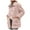 Pink, variant on YDFCWXW Women's Winter Fur Coats Long Sleeve Lapel Button Down Pockets Fleece Sherpa Jacket Casual Trendy Outerwear Brown, M