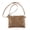 Brown, variant on Sunyuer Punk Style Rivet Small Square Shoulder Bag - Crossbody Commuter Handbag with Dual Pockets, Portable and Stylish