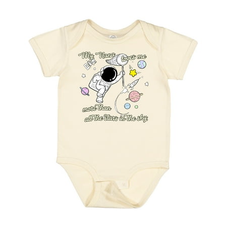 

Inktastic My Nana Loves Me Gift Baby Boy or Baby Girl Bodysuit
