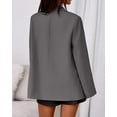 thumbnail image 4 of BTFBM Blazers for Women Spring Business Casual Clothes Open Front Oversized Winter Coats Work Office Suit Jackets, 4 of 9