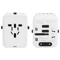 thumbnail image 3 of Universal Travel Adapter Plug Socket with Fast Charging 4 USB Ports, EU Plug, 100-240V, 3 of 8