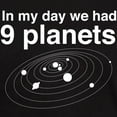 thumbnail image 3 of CafePress - In My Day 9 Planets T Shirt - Men's Classic Graphic Cotton T-Shirt, 3 of 4