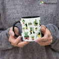 thumbnail image 6 of Cats and Plants Pink Accent Mug 11Oz, Gifts for Plants and Cats Lovers, Cat Themed Gifts For Women, Men, Plant Mom Gifts for Mom and Dad, Christmas Coffee Cups, Gifts For Gardeners Plant Lovers, 6 of 7
