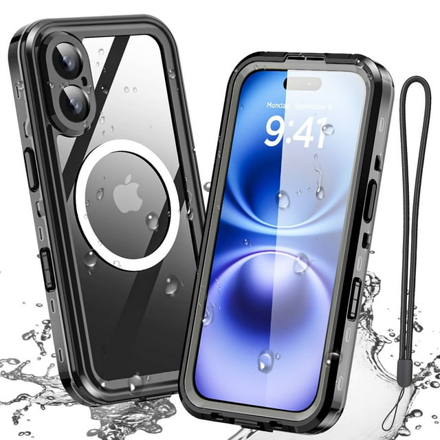 IP68 Waterproof Case For iPhone 16 Pro Max/iPhone 16/iPhone 16 Plus/iPhone 16 MagSafe Cover Shockproof Built-in Screen Protector