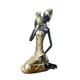 thumbnail image 1 of Estatuilla de mujer negra, escultura de mesa, artesanía hecha a mano, pieza de arte coleccionable decorativa para estudios de yoga, multiusos 215x12x12cm, 1 of 8