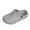 Grey, variant on Womens Mens Clogs Rubber Rubber Garden Shoes Lightweight Casual Slippers