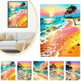 thumbnail image 4 of Beach Scenery Bedroom Decorative Diamond Art Kitss 16*20, 4 of 8
