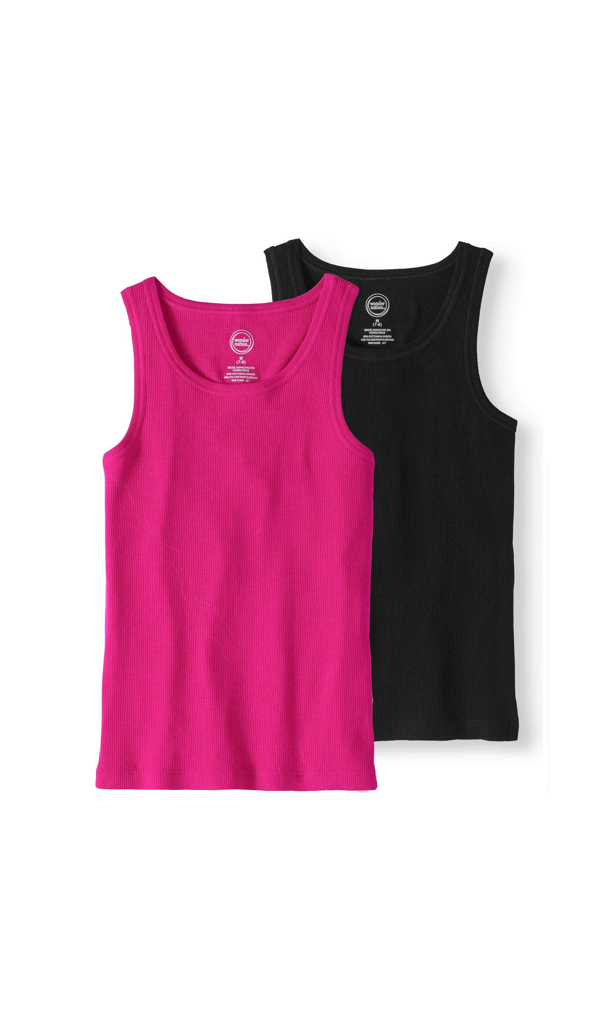 ribbed tank size 12 TUFF BOYZ 3 pack 100/% cotton white