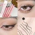 thumbnail image 2 of Lápiz Delineador de ojos mate ultrafino, resistente al agua, sin manchas, duradero, negro, marrón, gusano de seda, delineador de ojos líquido, maquillaje de ojos cosmético （Brown, 2 of 5