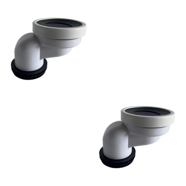Maytalsory 1/2/3/5 Straight Offset Toilet Flange Connector Tub Waste Drain System Easy Installation and Secure Shift 10cm 2PCS