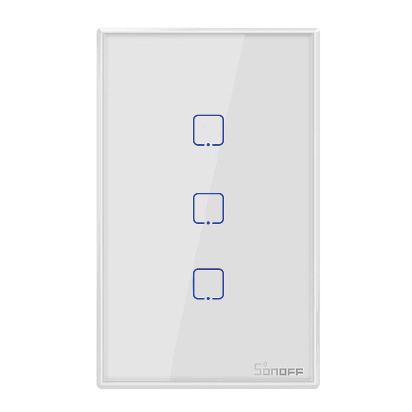 T0US3CTX 3 Gang Smart WiFi Wall Light Switch APP/Touch Control Timer