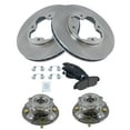 thumbnail image 2 of TRQ Front Brake Pad & Rotor Kit Brake Pads Brake Rotor Wheel Hub Bearing Assembly Ceramic Fits Select 1997 Acura CL 1990-1997 Honda Accord, 2 of 6