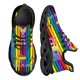 thumbnail image 1 of Zapatillas de deporte transpirables de malla con amortiguación de aire para exteriores, diseño de orgullo LGBT, zapatillas bajas, suaves e informales,, 1 of 6