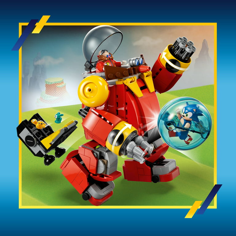  LEGO Sonic The Hedgehog Sonic vs. Dr. Eggman's Death Egg Robot  Building Toy for Sonic Fans and 8 Year Old Gamers, Includes Speed Sphere  and Launcher Plus 6 Sonic Figures for