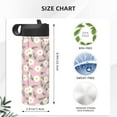 thumbnail image 4 of Fotbe Daisies Flowers Pattern 18oz Sports Insulated Kettle Stainless Steel Sports Insulated Kettle For Running Hiking Cycling Climbing Man'S Woman'S Water Bottle, 4 of 8