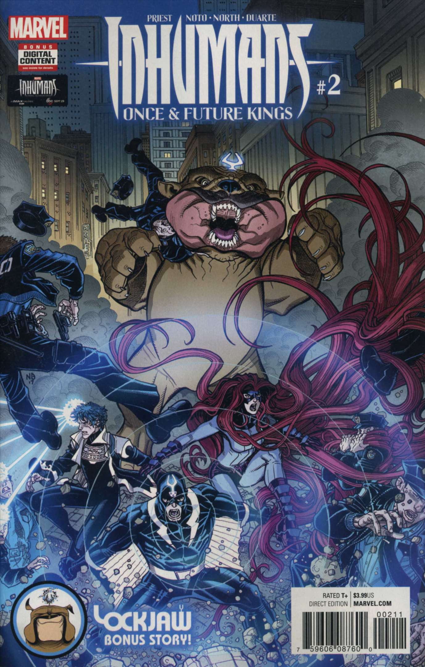 Cover of Inhumans: Once and Future Kings #2