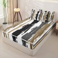 thumbnail image 2 of Erosebridal Ancient Graffiti Lines Zipper Twin Comforter Sets with Fitted Sheet and 2 Pillowcases,Vintage Abstract Geometric Zipper Bedding Set For Girls,Black Reversible,4pcs, 2 of 7