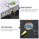 thumbnail image 3 of 1 conjunto de combinación de llavero de borde de bricolaje conjunto de obleas acrílicas del anillo de llave acrílica, 3 of 5