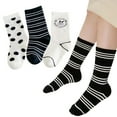 thumbnail image 5 of Esaierr Boys Socks Fashion Ankle Socks for Kids Toddler Cartoon Embroidery Cotton Crew Socks for 3-12 Years 3 Pairs, 5 of 9