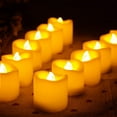 thumbnail image 3 of Novelty Place 24 Pcs Flameless LED Votive Candles Longest Lasting Battery Operated Flickering Tealight Candles, 3 of 7