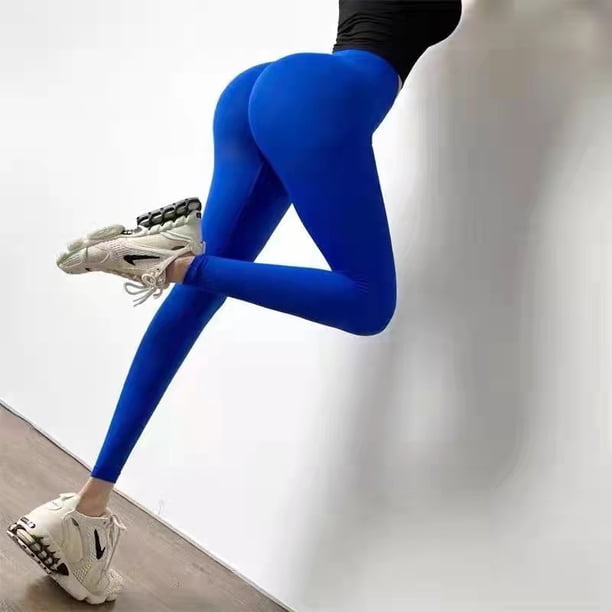 Pantalones de yoga sin costuras de cintura alta para mujer, pantalones de fitness que levantan la cadera, ropa exterior ajustada de secado rápido, pantalones deportivos elásticos para correr