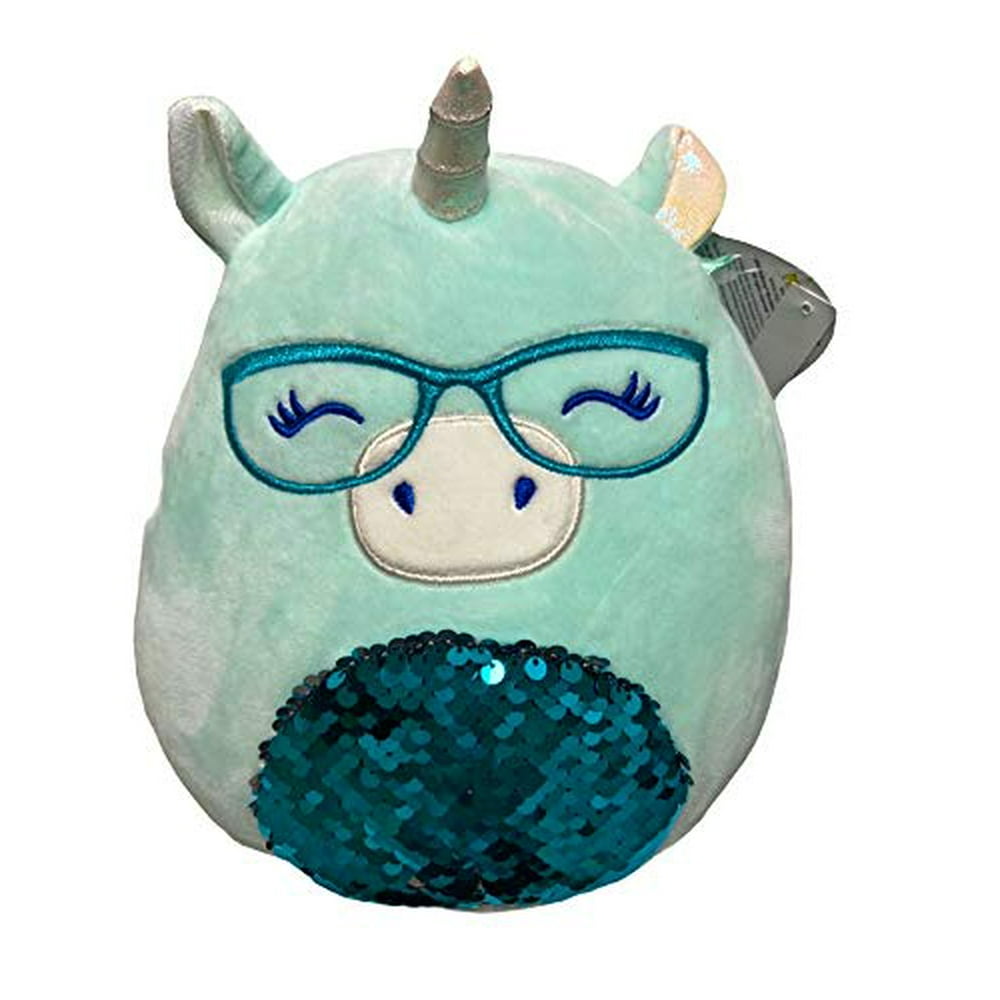 light blue unicorn squishmallow