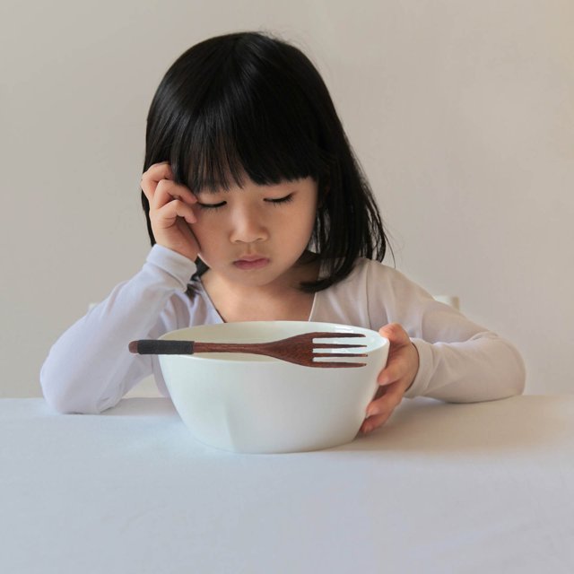 TAILTOSS 5Pcs Brown Wooden Fork for Children in Kitchen 11.8X1.02X0.31In